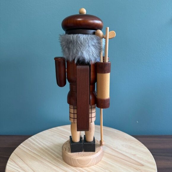Vintage SN Seiffener Nutcracker Golfer W/ Clubs Made In Germany  Wooden Craftsma - Picture 4 of 10